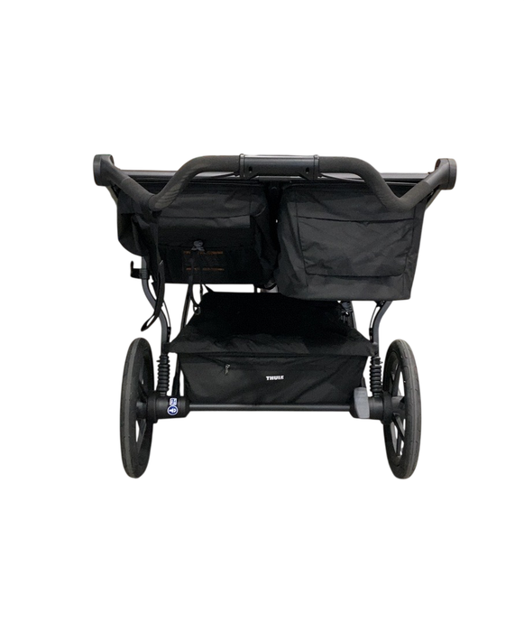 Shop Thule Urban Glide 3 Double Stroller, 2025, Black, Magnetic Harness at GoodBuy Gear