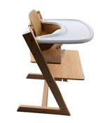 secondhand Stokke Tripp Trapp High Chair with Baby Set and Tray, Natural, White