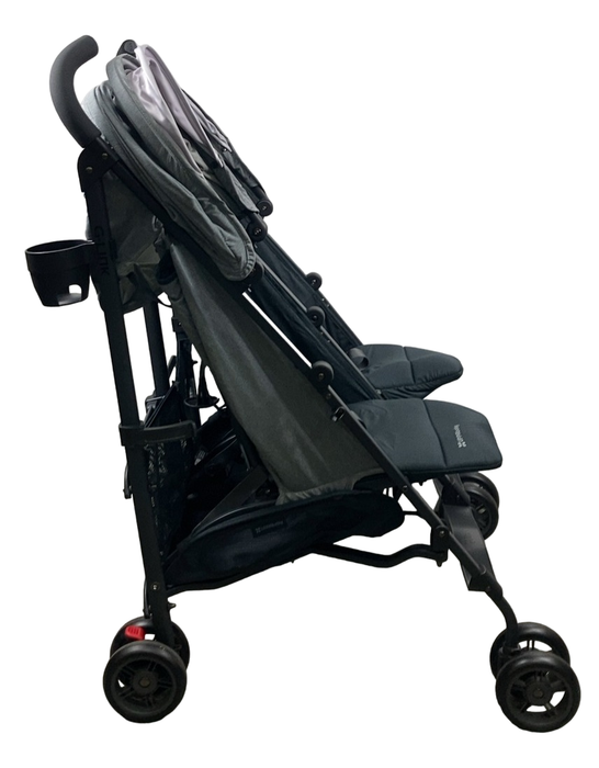 Shop UPPAbaby G-Link V2 Double Stroller, 2024, Greyson (Charcoal Melange) at GoodBuy Gear