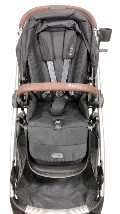 Shop Cybex Gazelle S Modular Stroller, 2023, Moon Black, Silver Frame at GoodBuy Gear