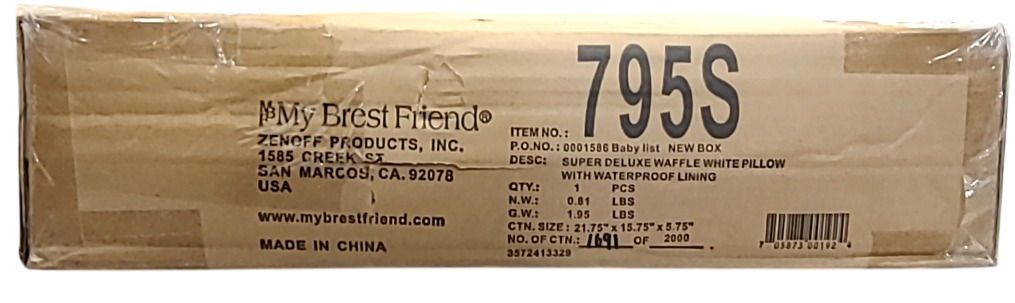 Shop My Brest Friend Super Deluxe Nursing Pillow, Waffle white at GoodBuy Gear