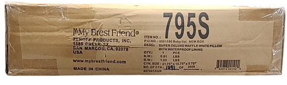 Shop My Brest Friend Super Deluxe Nursing Pillow, Waffle white at GoodBuy Gear