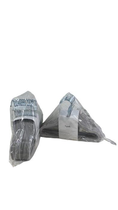 Shop 3 Sprouts Velvet Baby Hangers 30 Pack, Gray at GoodBuy Gear
