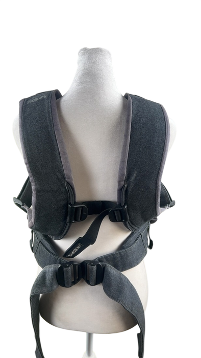 Shop BabyBjorn Baby Carrier One, Denim Grey/Dark Grey Woven Mix at GoodBuy Gear
