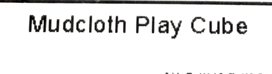 Shop Toki Kids Play Cube, Mudcloth at GoodBuy Gear