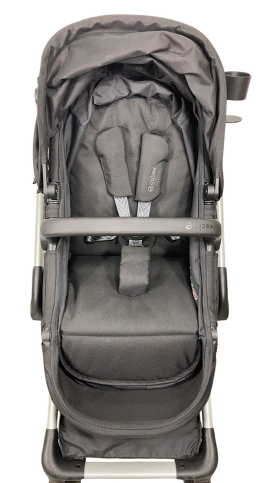 Shop Cybex Eos Stroller, 2024, Moon Black, Silver at GoodBuy Gear