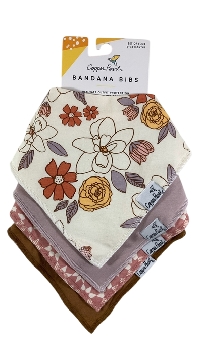 Shop Copper Pearl Bandana Bibs 4-Pack, Ferra at GoodBuy Gear
