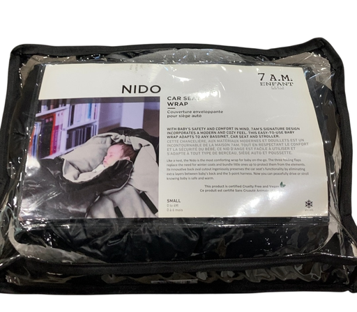 Shop 7 A.M. Enfant Nido, Black, Small (0-6 Months) at GoodBuy Gear