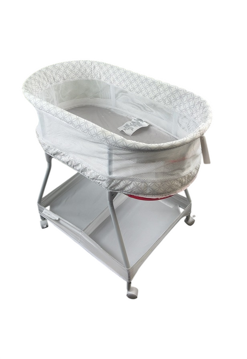 Shop Delta Children Sweet Dreams Bassinet with Airflow Mesh, Grey Infinity at GoodBuy Gear