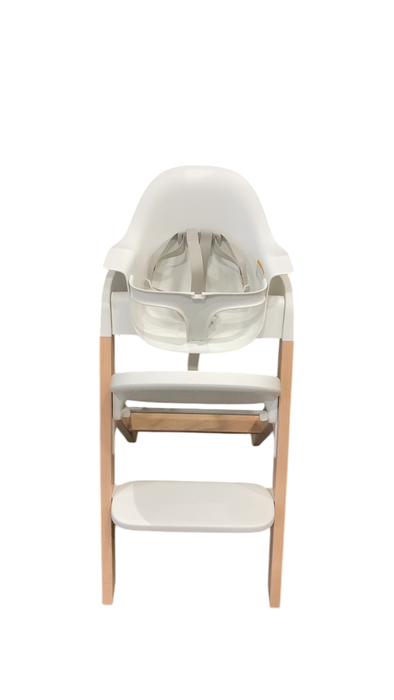 Shop Mockingbird High Chair, 2.0, Natural Beech, White at GoodBuy Gear