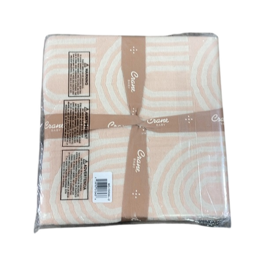 Shop Crane Baby Cotton Muslin Jacquard Blanket, Pink Rainbow at GoodBuy Gear