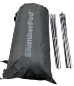 SlumberPod 3.0 Sleep Canopy with Fan, Black with Gray Accents