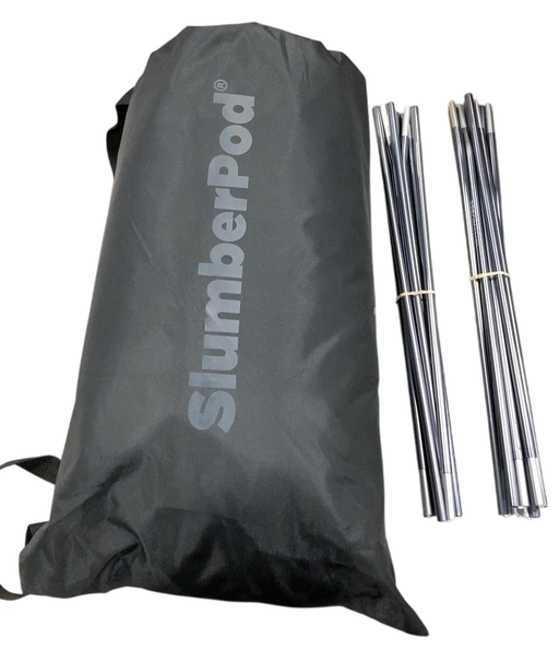 SlumberPod 3.0 Sleep Canopy with Fan, Black with Gray Accents