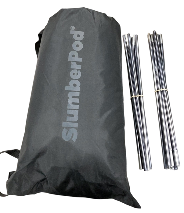 SlumberPod 3.0 Sleep Canopy with Fan, Black with Gray Accents