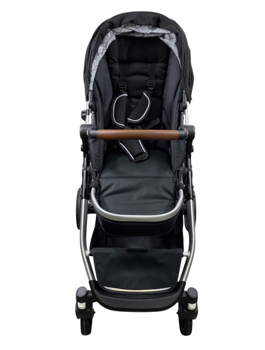 Shop Mockingbird Single to Double 2.0 Stroller, 2024, Black, Silver With Penny Leather, Windowpane at GoodBuy Gear