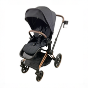 Shop Cybex PRIAM4 Stroller, 2023, Deep Black, Rose Gold at GoodBuy Gear