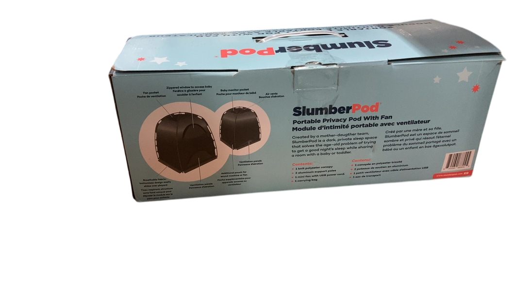 Shop SlumberPod 3.0 Sleep Canopy with Fan, Morning Mist Gray at GoodBuy Gear
