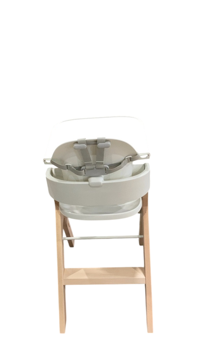Shop Mockingbird High Chair, 2.0, Natural Beech, White at GoodBuy Gear