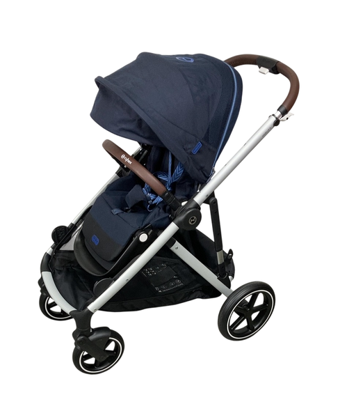 Shop Cybex Gazelle S Modular Stroller, 2024, Ocean Blue, Silver Frame at GoodBuy Gear