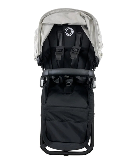 Bugaboo Donkey 5 Duo Extension Set, Black, Midnight Black, Misty White, 2025, with Canopy