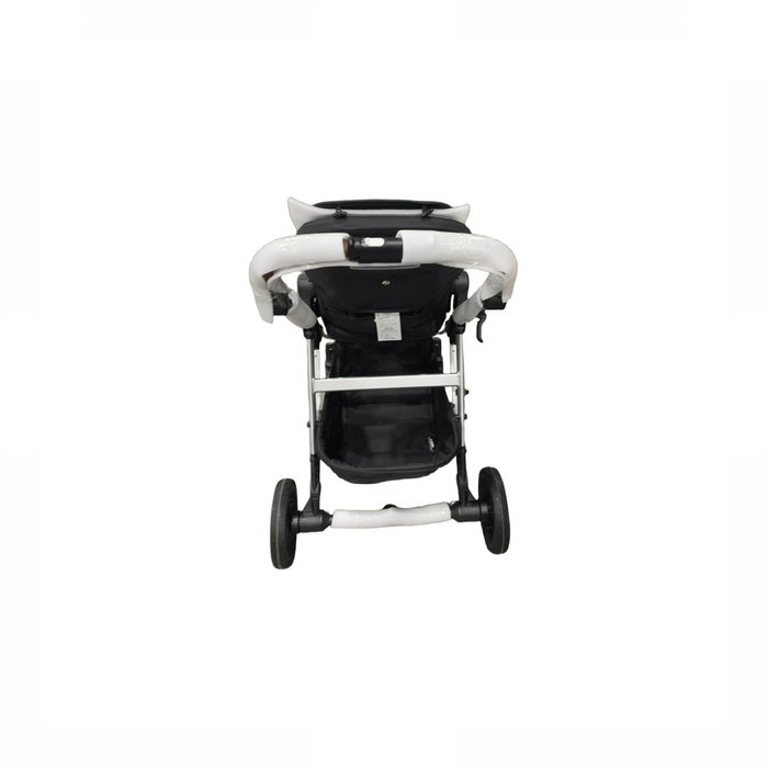 Shop Mockingbird Single 3.0 Stroller, 2025, Black Windowpane, Silver with Penny Leather at GoodBuy Gear
