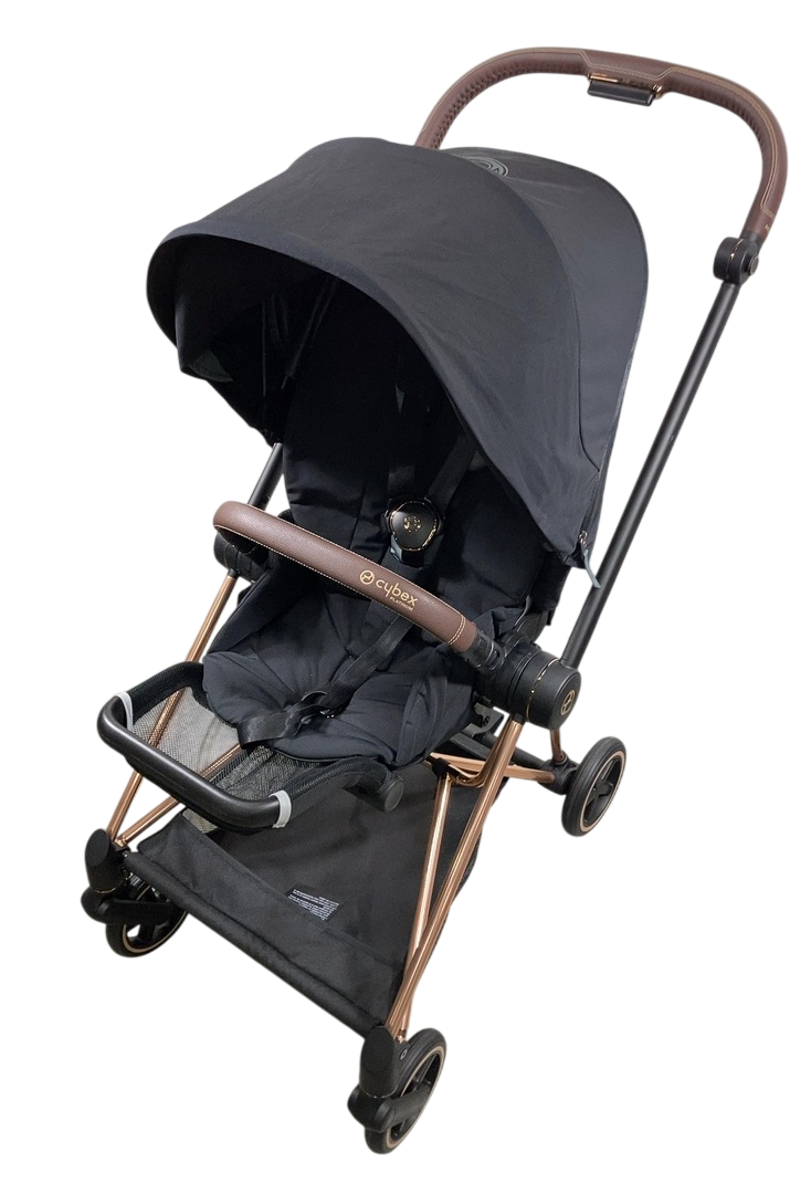 Cybex MIOS Stroller, 2021, Deep Black, Rose Gold