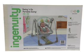 Shop Ingenuity Every Season Swing 'n Go Portable Swing, Hugs & Hoots at GoodBuy Gear