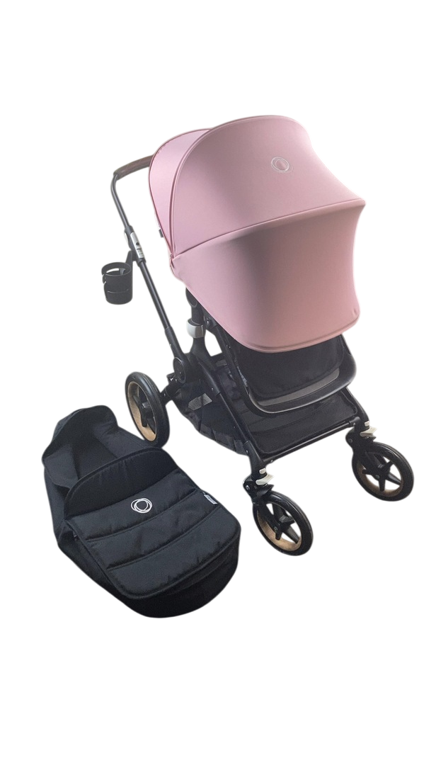 bugaboo morning pink Bugaboo Fox Stroller, 2018, Black, Midnight Black, Morning Pink