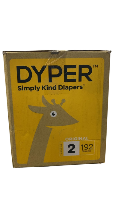 Shop DYPER Bamboo Diaper Box, 192 count, 2, 12-18 lbs at GoodBuy Gear