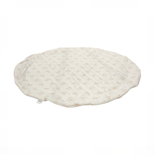 Shop Poppyseed Play Linen Round Mat, Neutral Line at GoodBuy Gear
