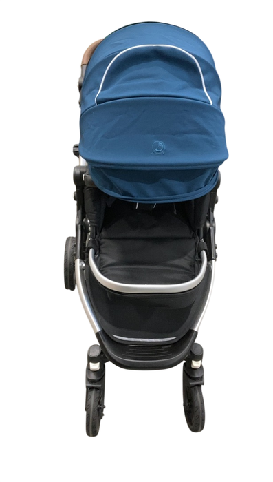Shop Mockingbird Single 2.0 Stroller, 2025, Sea, Silver With Penny Leather, Windowpane at GoodBuy Gear