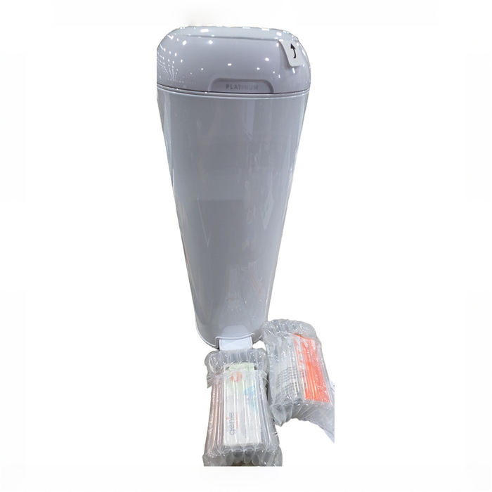 Shop Diaper Genie Platinum Pail Gift Set, Lily White at GoodBuy Gear