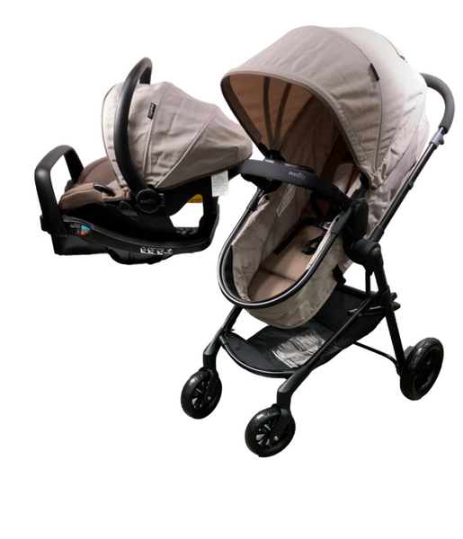 evenflo pivot modular travel system w/litemax - desert tan Evenflo Pivot Modular Travel System, 2023, Desert Tan
