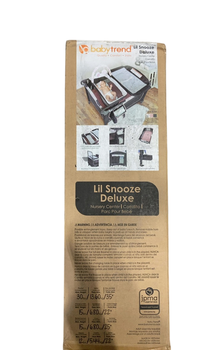 Shop Baby Trend Lil Snooze Deluxe Nursery Playard, Flora at GoodBuy Gear