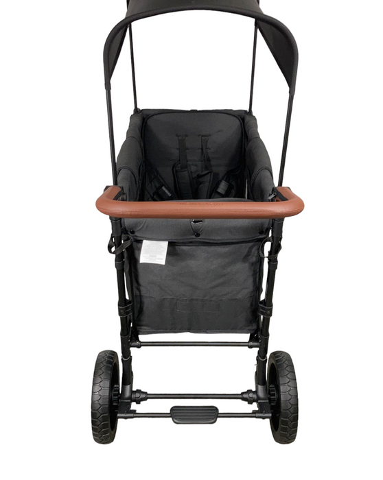 Wonderfold W2 Luxe Multifunctional Double Stroller Wagon, Volcanic Black, 2023