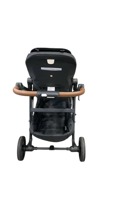 Shop Mockingbird Single to Double 3.0 Stroller, 2025, Charcoal with Penny Leather, Solid Black at GoodBuy Gear