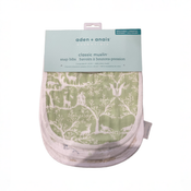 Shop DRAFT - Aden + Anais Muslin Snap Bibs (3 Pack), Harmony at GoodBuy Gear