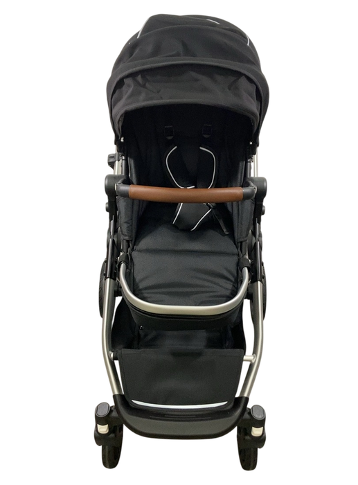 Shop Mockingbird Single to Double 2.0 Stroller, 2024, Black, Silver With Penny Leather, Windowpane at GoodBuy Gear