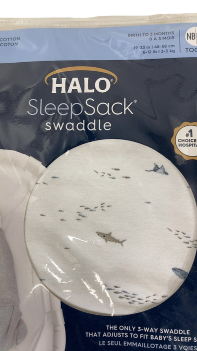 Shop Halo SleepSack Swaddle, Newborn, Ocean Life at GoodBuy Gear