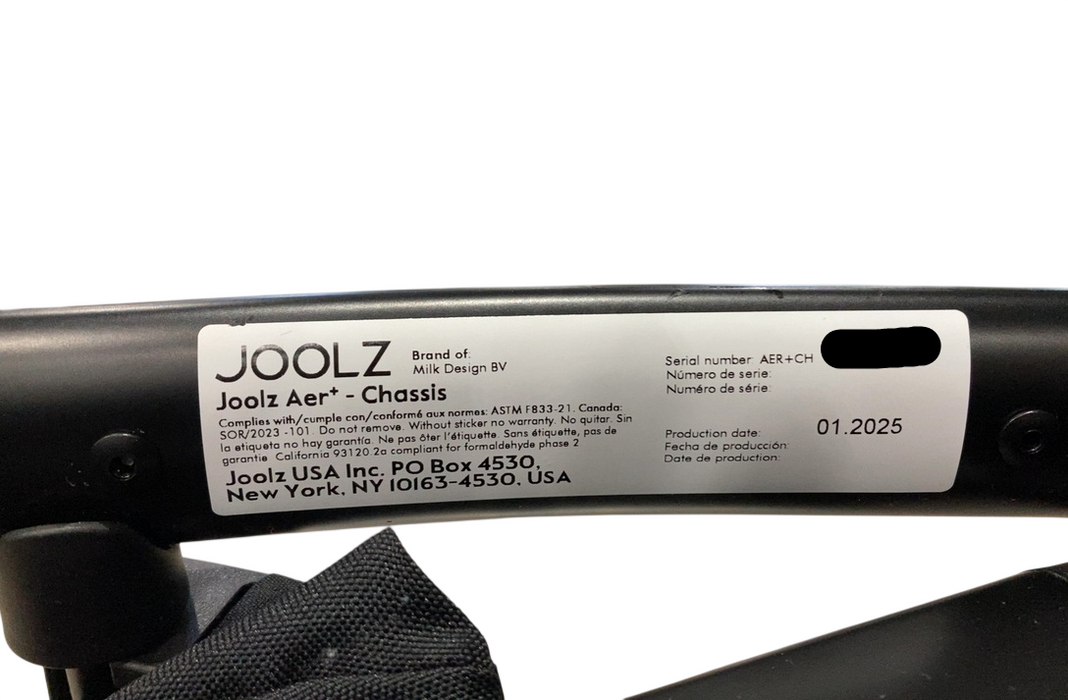 Shop Joolz Aer+ Stroller, 2025, Space Black at GoodBuy Gear