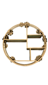Shop Crane Baby Brass Finish Wall Shelf at GoodBuy Gear