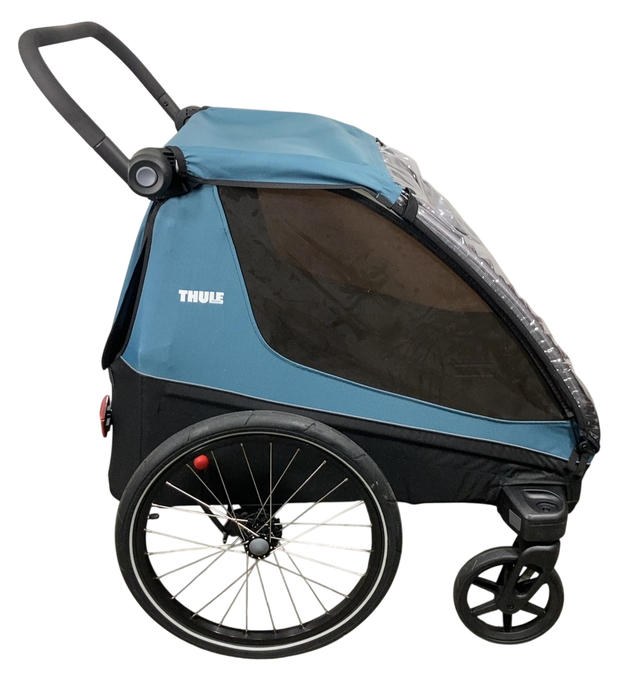 Shop Thule Courier Bike Convertible Trailer, 2022, Aegean Blue at GoodBuy Gear