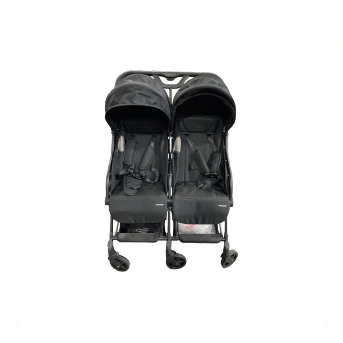 Shop Mompush Lithe Double Stroller, 2025, Black at GoodBuy Gear