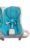 Shop Table For Two Twin Feeding System, Geo Turquoise & White at GoodBuy Gear
