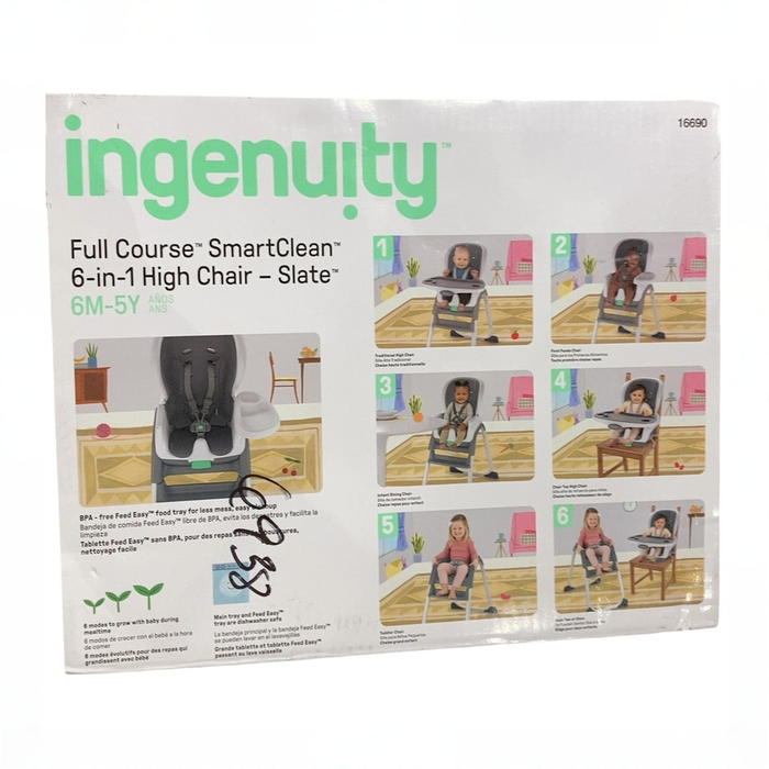 Shop Ingenuity Full Course 6-in-1 High Chair, Slate at GoodBuy Gear