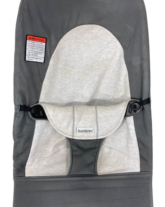 secondhand BabyBjorn Bouncer Balance, Dark Grey/Grey, Black Frame