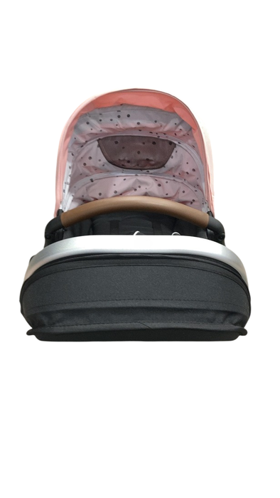 Shop Mockingbird 2nd Seat Kit with Extendable Canopy, Bloom, Watercolor Drops, Silver With Penny Leather at GoodBuy Gear