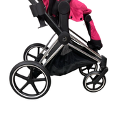 Shop Cybex PRIAM Stroller, 2019, Chrome With Black Details, Fancy Pink at GoodBuy Gear