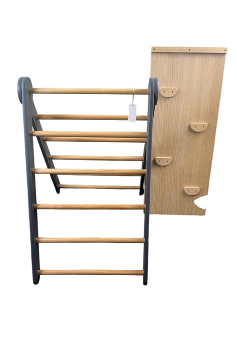 Shop Unknown Pikler Triangle Climber With Ramp, Natural Wood at GoodBuy Gear