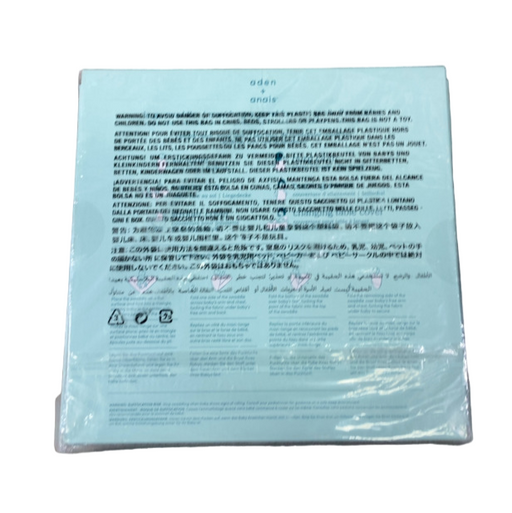 Shop Aden + Anais Cotton Muslin Swaddle, 4 Pack, Seafaring, Cotton Muslin, 47" x 47" at GoodBuy Gear